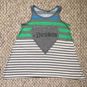 Vintage 2000’s Distressed #Dream Flowy Tank | XS/6X
